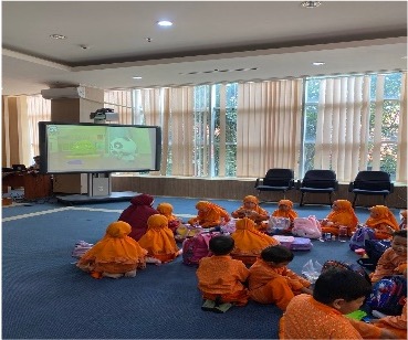 SI JALI Menelusuri Jejak Literasi Ke Perpustakaan Jakarta Barat Bersama PAUD Garuda